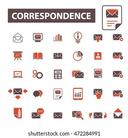 correspondence icons