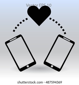 Correspondence with a loved one in the chat vector