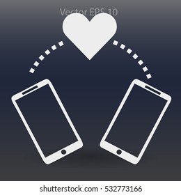 Correspondence with a loved one in the chat vector