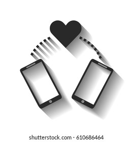 Correspondence with a loved one in the chat vector