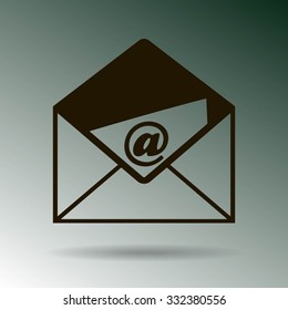 correspondence vector icon