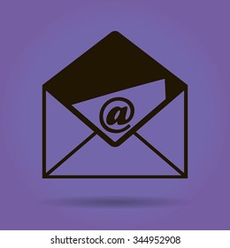 correspondence vector icon
