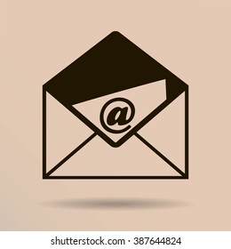 correspondence vector icon