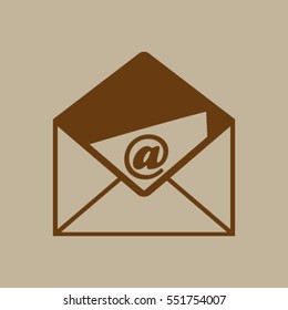correspondence vector icon