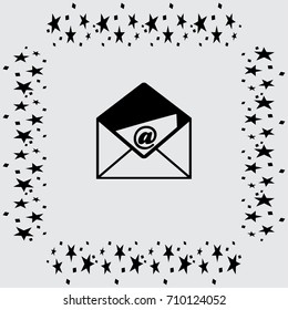 correspondence vector icon