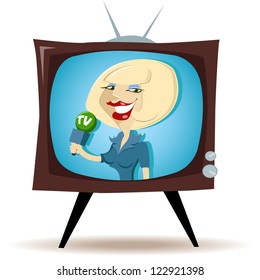 Correspondent on the TV