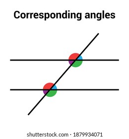 2,109 Corresponding angles Images, Stock Photos & Vectors | Shutterstock