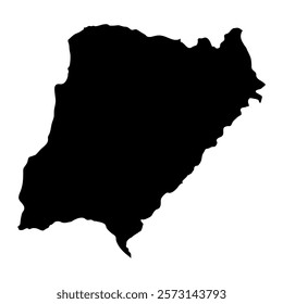 Corrientes Province map, administrative division of Argentina. Vector illustration.