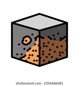 corrosion materials engineering color icon vector. corrosion materials engineering sign. isolated symbol illustration