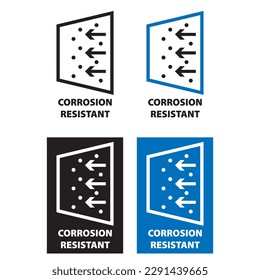 Corrosion Resistant vector information sign vertically