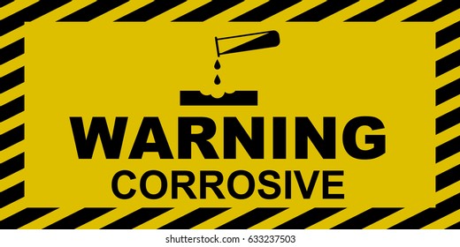 Corrosive Sign