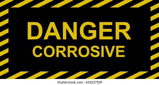 Corrosive Sign