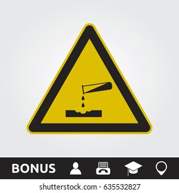 Corrosive sign
