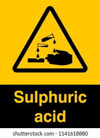 Corrosive substance sign vector design.
Dangerous corrosive substance symbol sign.