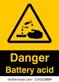 Corrosive substance sign vector design.
Dangerous corrosive substance symbol sign.