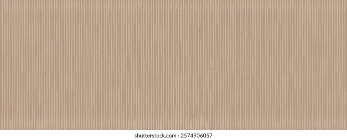 Corrugated brown cardboard texture. Minimalistic grainy cardboard paper texture vector background 