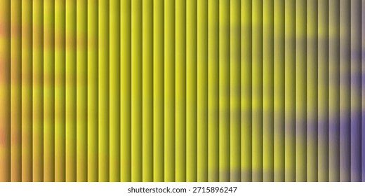 Textura de vetor de vidro ondulado e canelado. Fundo de gradiente de plástico estriado