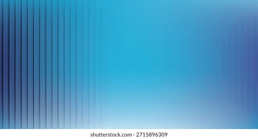 Textura de vetor de vidro ondulado e canelado. Fundo de gradiente de plástico estriado