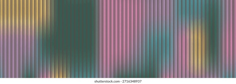 Textura de vetor de vidro ondulado e canelado. Fundo de gradiente de plástico estriado