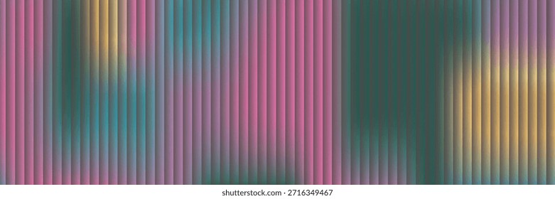 Textura de vetor de vidro ondulado e canelado. Fundo de gradiente de plástico estriado