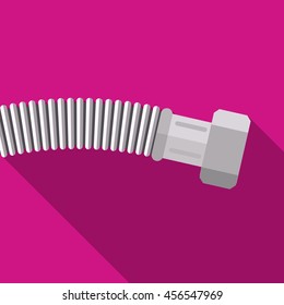 Corrugated pipe flat icon illustration isolated vector sign symbol