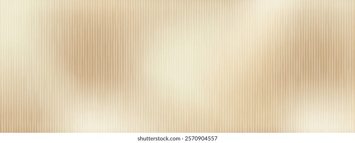 Corrugated, reed, fluted glass vector texture. Ribbed plastic gradient background