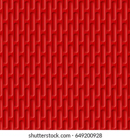Corrugated Seamless Background for Web Design in Red Color