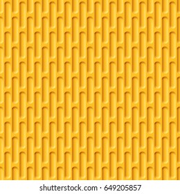 Corrugated Seamless Background for Web Design in Yellow Color