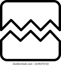 Icono Corrupto, Signo Multimedia Y Símbolo Aislado En Fondo Blanco.