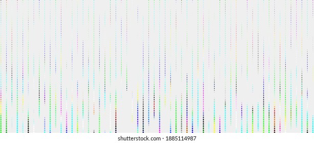 Corrupted code. halftone texture. Cybernetic futuristic background. Big data visualization. Computer virus.