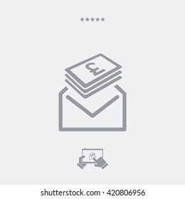 Corruption concept flat icon