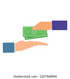 Corruption icon, flat design.