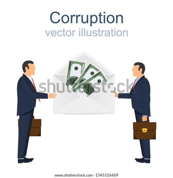 Corruption Vector Design Illustration Stock Vector (Royalty Free ...