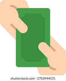 Design de vetor de corrupção em estilo moderno, suborno e conceito de práticas econômicas antiéticas, ilustração de aplicação da lei. Ícone Simples