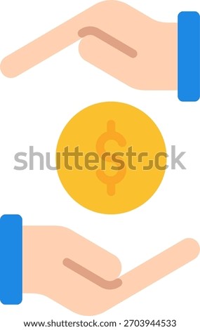 Corruption vector design in modern style, financial misconduct and political fraud concept, anti-crime illustration. Flat Icon