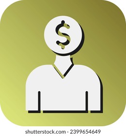 Corruptor Vector Glyph Gradient Background Icon For Personal And Commercial Use.
