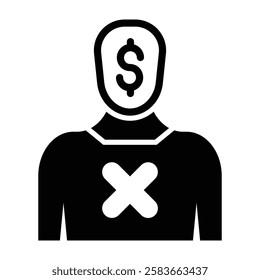 Corruptor Vector Glyph Icon Vector Design