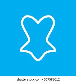 corset icon illustration isolated vector sign symbol
