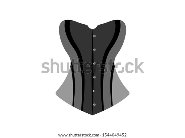 Corset Logo Vector Design Isolated On Stock Vector (Royalty Free ...