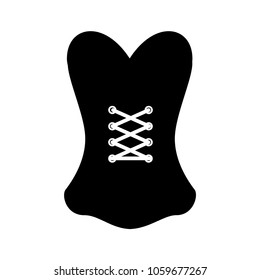 Corset Vector Icon Female Fashion Lingerie Stock Vector Royalty Free Shutterstock