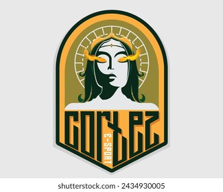 Cortez goddess Gaming esport logo