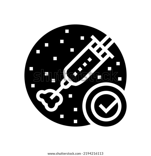 Corticosteroid Injection Glyph Icon Vector Corticosteroid Stock Vector ...
