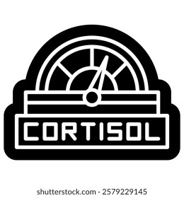 Cortisol Hormone Symbol, Measure Cortisol