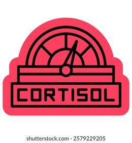 Cortisol Hormone Symbol, Measure Cortisol