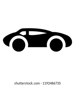 Corvette coupe having high speed for racing game 