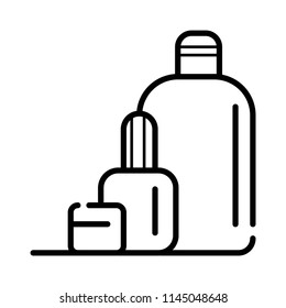 Cosmetc Products Bottles