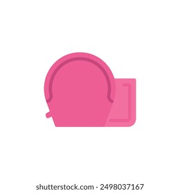 cosmetic bag icon flat style vector