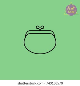 cosmetic bag line icon