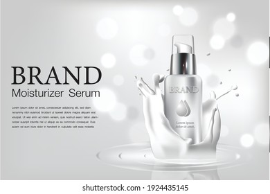 cosmetic banner background vector and illustrator