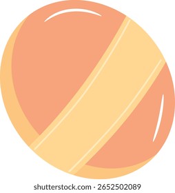 Cosmetic Beauty Blender Puff Flat Illustration